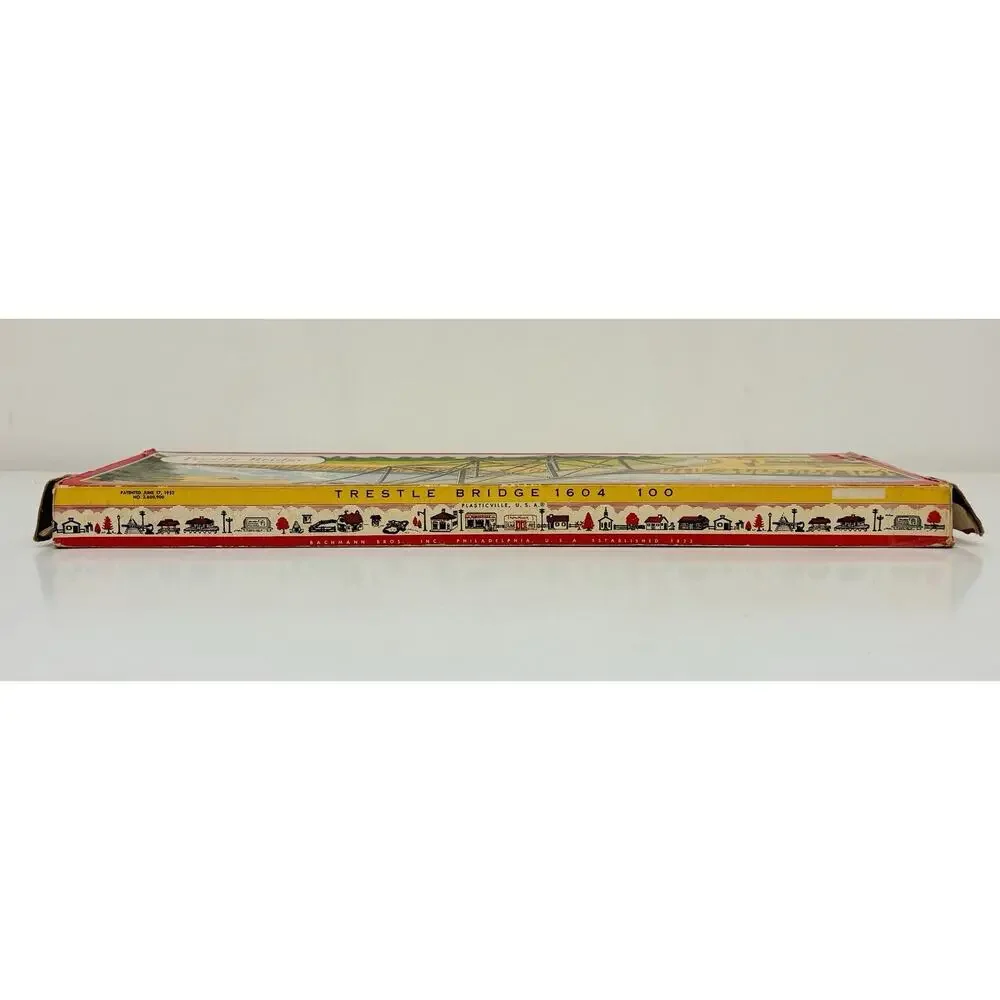 Plasticville O & S Gauge Trestle Bridge 1604-100 Complete w/ Box